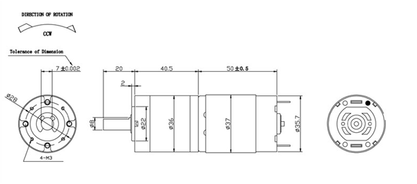 Small Gear Motor