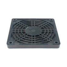 Black Plastic Cooling Fan Guard and Dust Filter