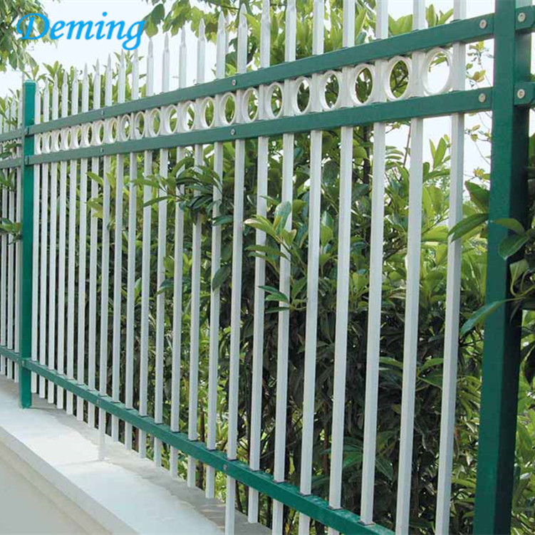 Galvanized Steel Pipe Antique Decorative Zinc Steel Fence