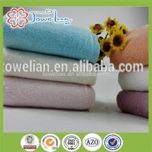 china supplier plain softy 100 % cotton face towel zero twist