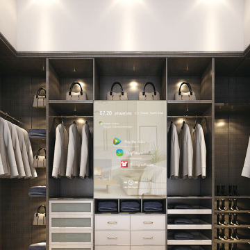 tv mirror advertising digital signage player/tft touch screen module