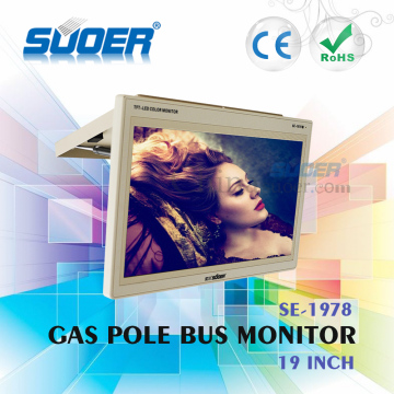 Suoer 19 Inch Folding Standard Car LED LCD Monitor Car LED TV with CE&RoHs