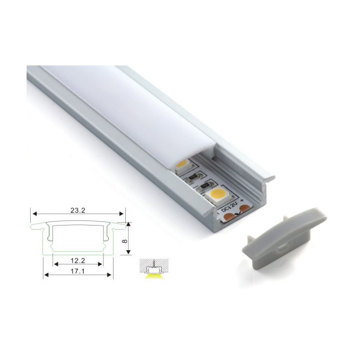 Recessed Warm White Linear Light