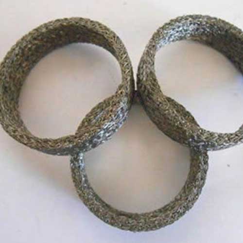 Stainless steel compressed knitted mesh gasket Stainless steel compressed knitted mesh gasket