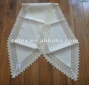 lace polyester table runner