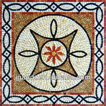 taurus black marble mosaic