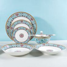 Court-style Enamel Tableware set