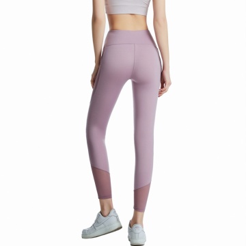 legging yoga kantong jala untuk wanita