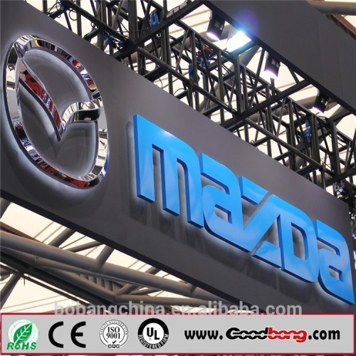 LED Backlit Car Logo, 3D car logo of auto dealership
