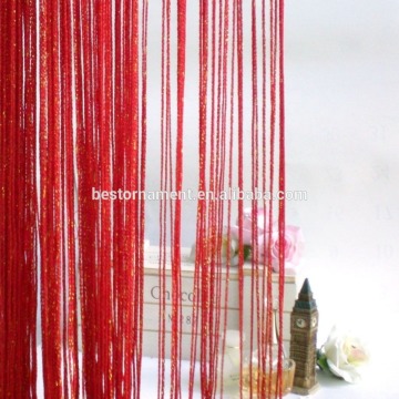 Chinese Red String Curtains