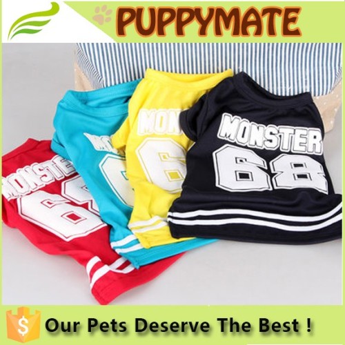 High quality pet dog cloth,cloth for dog puppy T-shirt