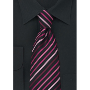 100% Striped Silk Necktie