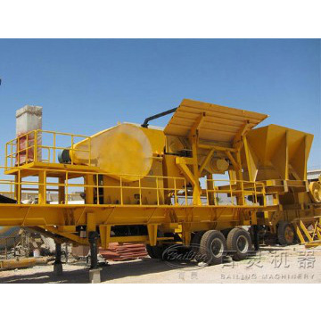 Mobile ore beneficiation plant