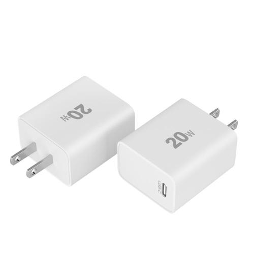 Nuevos productos Tipo-C Wall Charger Fast Charger 20W