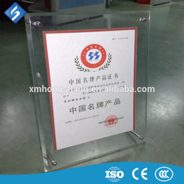 Promotional acrylic display stand,a4 acrylic display holder