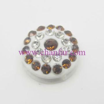 Wholesale brown& transparent crystal with resin bead jewelry