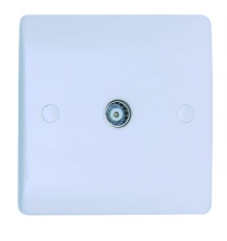 1 Gang TV/Coaxial Socket Non-Isolated