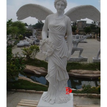 stone carving angel statue