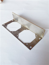 Sheet metal laser cutting plate aluminum lens holder