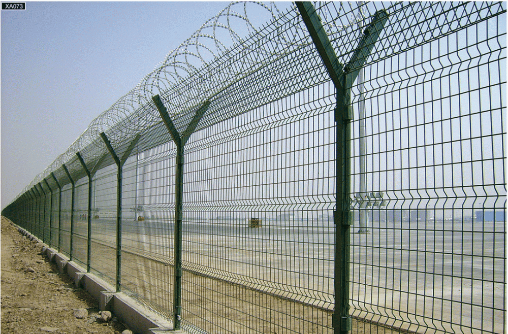 PVC Galvanized and Coated Security Fence