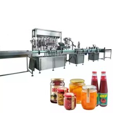 Linear Automatic Liquid Bottle Filling Capping Machine