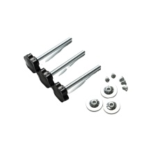 Six-Star Plum Hand Screw Bolt with Rubber Head, Plum Handle, and Star Knob