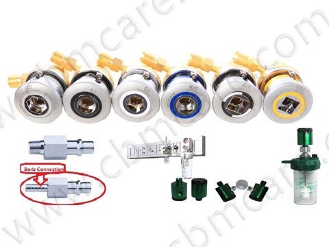 Medical Click-Style Regulators for Oxygen Cylinders