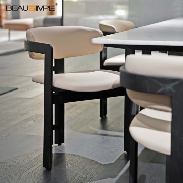 Modern Full Leather Dining Chair