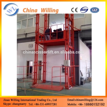 CE Cargo Warehouse Forklift Elevator Work Chain Lifting Platform