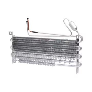 Commercial refrigerator fin evaporator