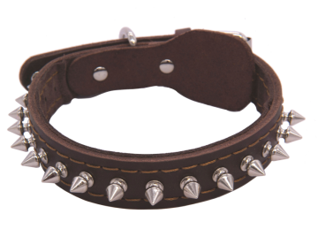 Spikes studded dog collars for super dog training