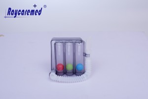 Tri-Ball Spirometer-Lung Exerciser & Breathing Trainer