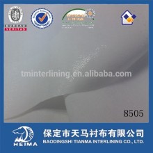 100% cotton top fuse interlining soft/medium/hard hand feeling