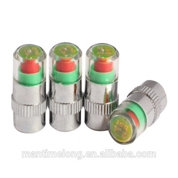 4pcs/set tire cap pressure tire valve cap with pressure indicator tire pressure indicator cap