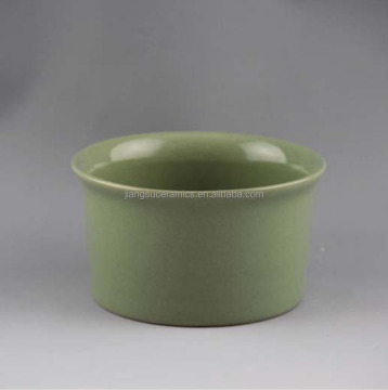 Green Clay Pot Ceramic Candle Jar