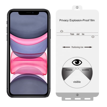 Nano Privacy Hydrogel Screen Protector For iPhone 11