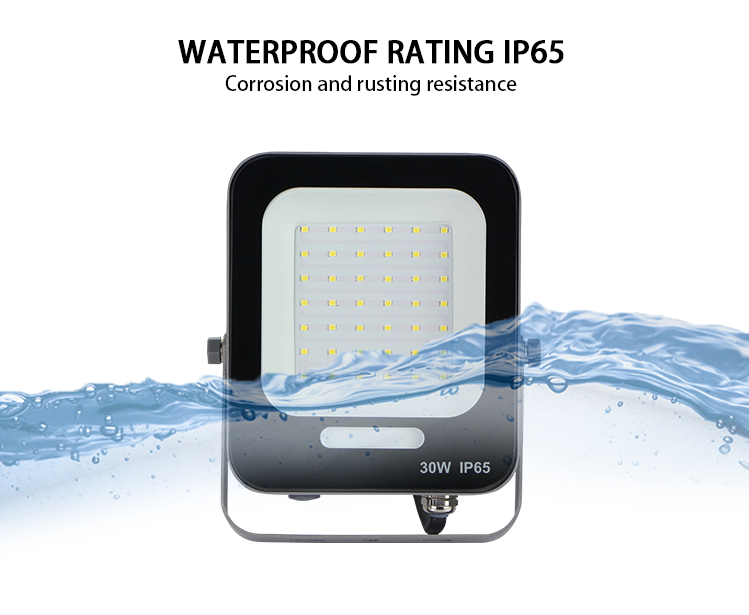 KCD top selling waterproof garden projector ip65 30w warehouse slim led flood light outdoor