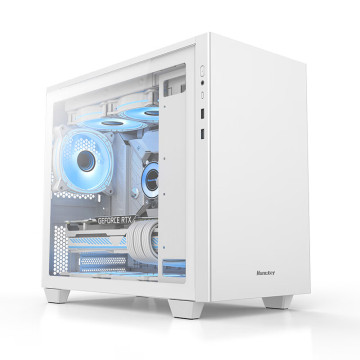 Custom Middle Tower MATX/ITX Glass Side Panel Gaming Computer Case with Water-Cooling Support