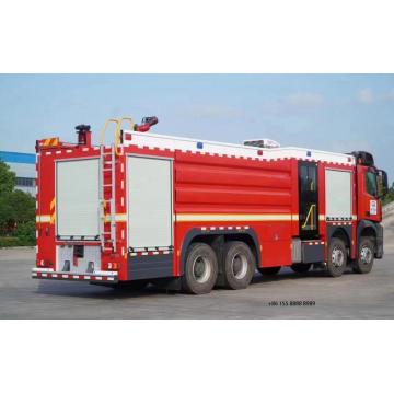 Benz 8x4 6000L Truk Mesin Pemadam Kebakaran Air