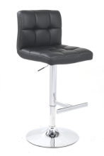 Classic Design Height Adjustable Upholstered Bar Stool