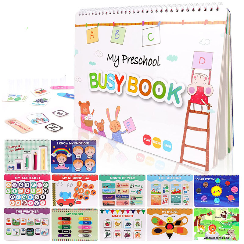 Early childhood education enlightenment quite book preschool children cognitive flip book