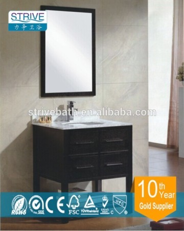 Solid oak Wood Bathroom Furniture