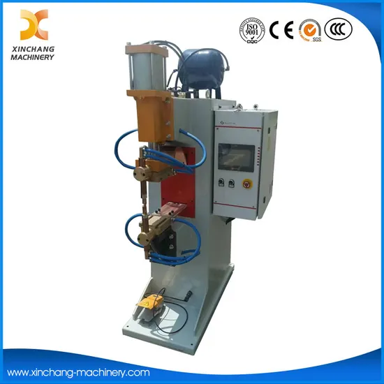 High Efficiency Vertical Automatic Spot Welding Machine