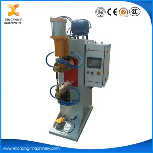High Efficiency Vertical Automatic Spot Welding Machine