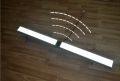 LED-lamellenlamp met magnetronbewegingssensor