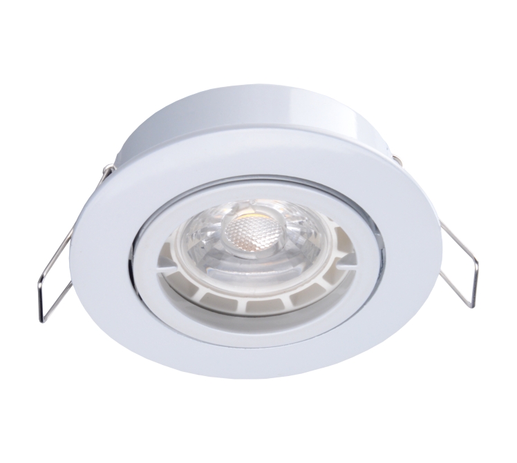 Anti-glare GU10 lighting fixture
