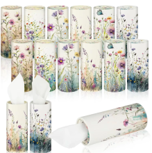 Custom Printing 3ply Car Facial Tissue Cylinder Paper