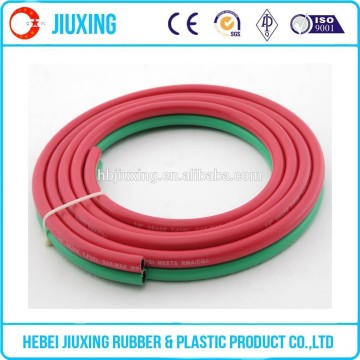 blue and red oxygen twin welding hose gas hose rubber hose