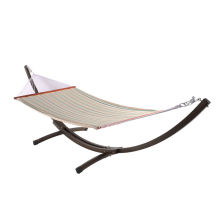 Steel hammock bed  with sapce-saving stand