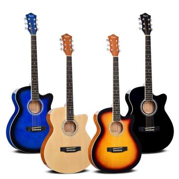 Acoustic 40 inch wood guitar beginners
